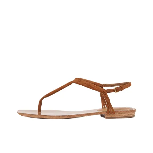 Veronica Beard Amelia One Strap Sandals Women's Brown