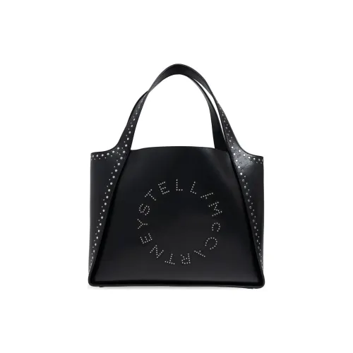 Stella McCartney Полиэстер с полиуретаном Тоут Сумка Сумка для покупок Сумка через плечо Сумка Женская Черная