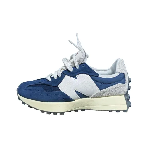 New Balance NB 327 Беговые кроссовки Низкие Синий с Белым Lettering Унисекс