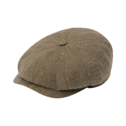 STETSON Linen Berets Unisex Olive