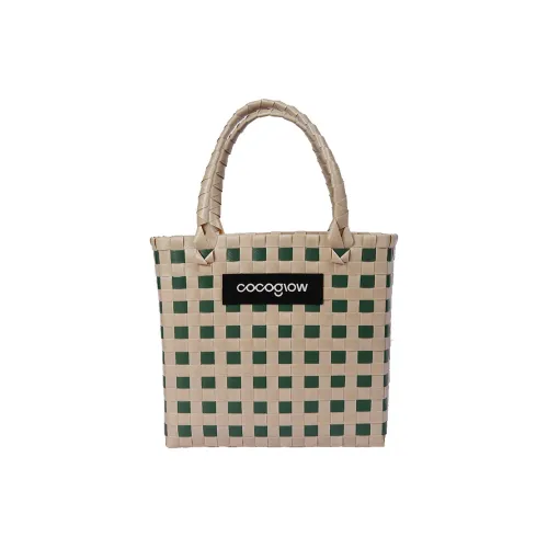 COCOGLOW PP Сумка Средний Женский Бежевый Зеленый