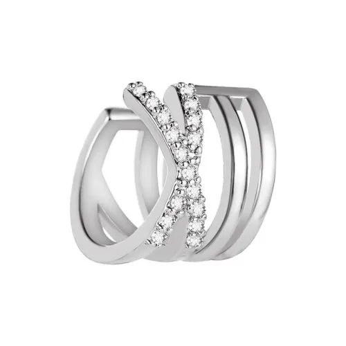 Вегетарианский сплав Нижняя заколка Серьги On Унисекс