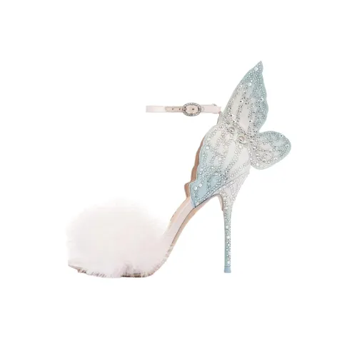 SOPHIA WEBSTER Chiara One Strap Sandals 10 см Женские Blue