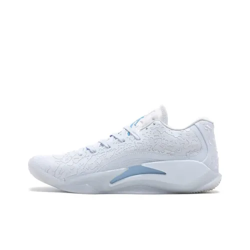 Jordan Zion 3 Баскетбольные кроссовки MID Топ Белый Синий Мужской
