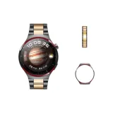 Чехлы для часов с космической тематикой + титановый черный золотой ремень