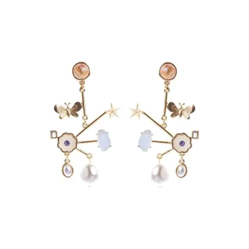 Серьги OSCAR DE LA RENTA Унисекс Золото