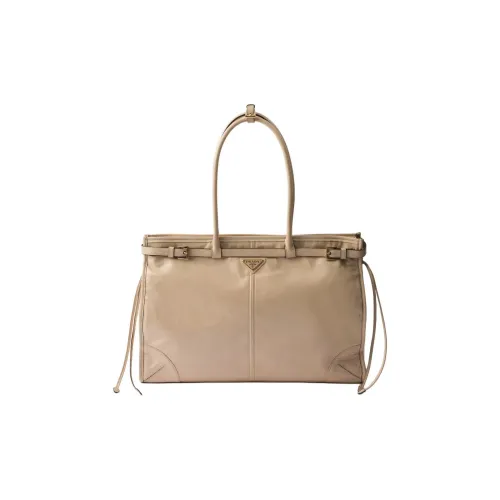 PRADA Bonnie Мягкая кожа через плечо сумка большая женская сумка из травертина