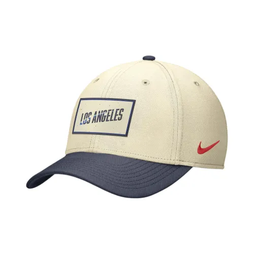 nike Полиэстер Эластан Бейсболки Мужские Морской Синий