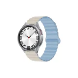 Античный белый и туманно-голубой [Только ремешок, без механизма]