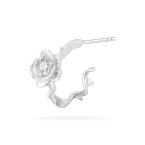 WIC Серьги из стерлингового серебра 925 пробы с цирконием унисекс