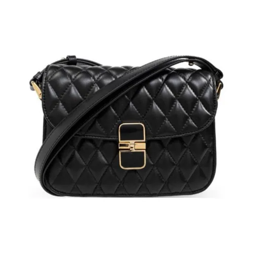 A.P.C Grace Телячья кожа Сумка через плечо Сумка на плечо Женская Черная