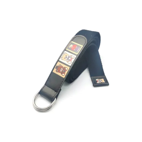 Mulinsen Веселье Медведь Узор Двойное кольцо Открытие Освежающий Милый и Симпатичный Повседневные Штаны с Ремнем