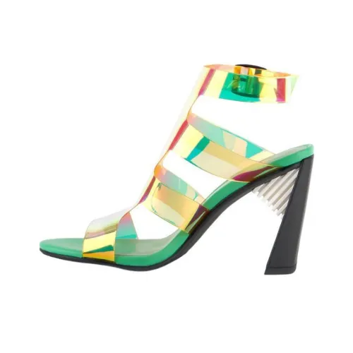 UNITED NUDE Sonar Свежий Римские Сандалии 9 см Женские Зеленые