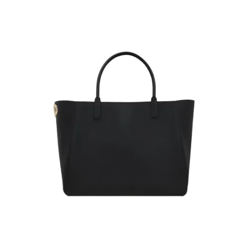 Valentino VlogoGARAVANI Телячья кожа Сумка Большая Женская Черная