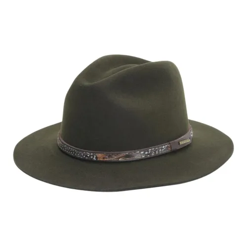 STETSON Шерсть Кожа Шапки и Кепки Унисекс Зеленый