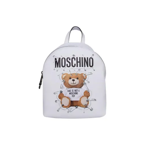 MOSCHINO Кожа Рюкзак Стандартный Женские Белый