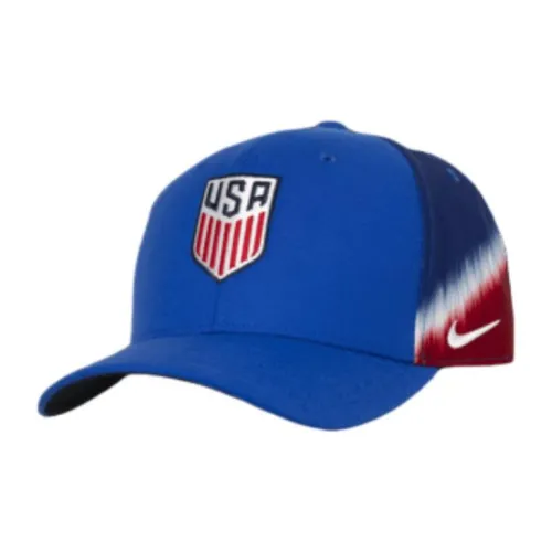 Nike Хлопковые кепки унисекс синие