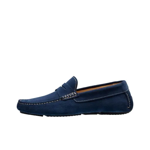 CROCKETT & JONES Лоферы Морской Синий Мужской