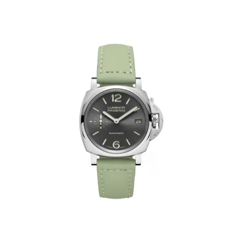 PANERAI Luminous Dull Collection Автоматический Механический Механизм Часы Унисекс 38 мм Черный Циферблат
