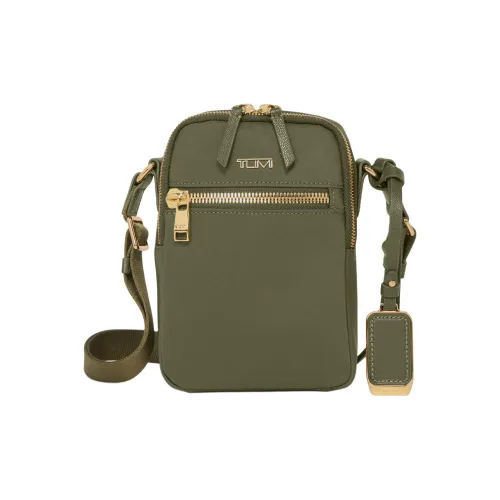 TUMI Нейлоновая Сумка через плечо Женская Оливково-зеленая