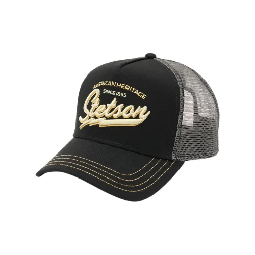 STETSON Хлопок Полиэстер Кепки Унисекс Черный