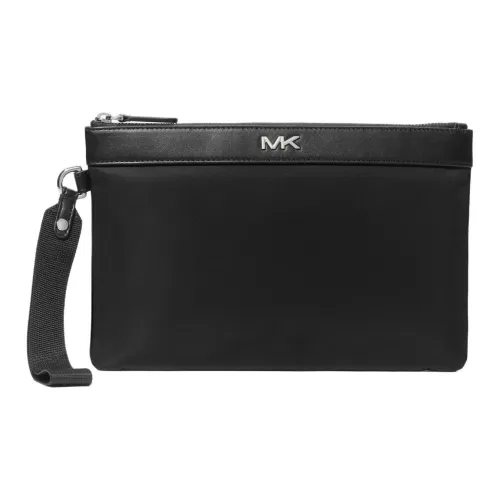 MICHAEL KORS Ткань + Искусственная кожа Клатч Мужской Черный