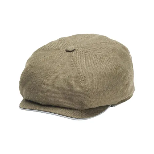 STETSON Linen Berets Unisex Olive