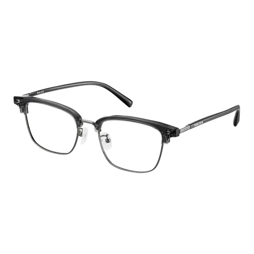 Police Пластина Оправа «брови» Оправы для очков Унисекс Черный