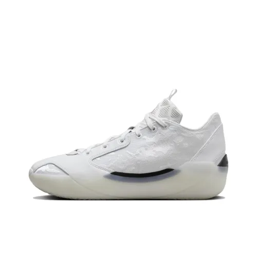 Jordan Air Джордан 39 Устойчивый к истиранию Дышащий MID Баскетбольные кроссовки Мужские Белый Серебряный Импортная версия