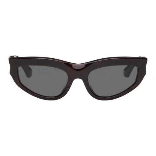 Burberry Ацетат Кошачий глаз Солнцезащитные очки Женские Бордовый