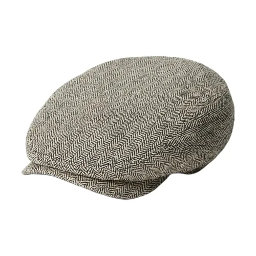 STETSON Шелковые береты унисекс коричневые