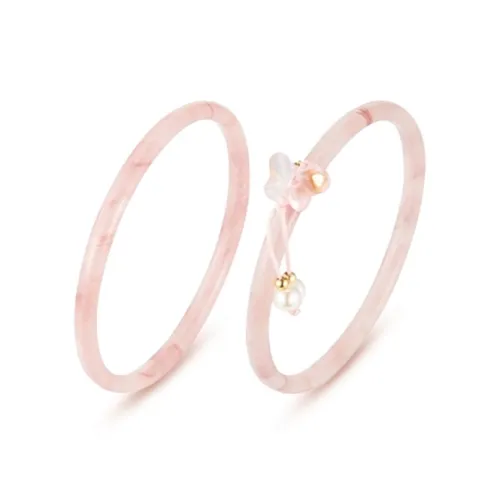 KING TAI SANG Браслеты из нефрита с цветной глазурью Женские