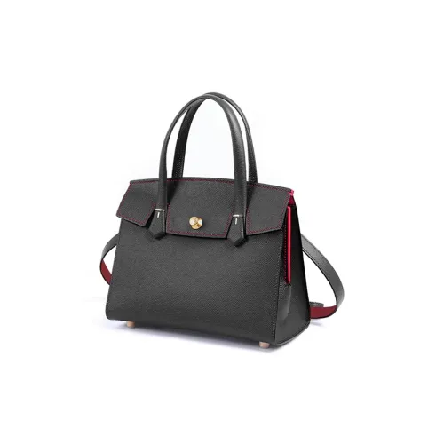 EHM Zhi Li Series Сумка через плечо из коровьей кожи Сумка Маленькая Женская Бежевая Черная Серо-слоновая Золотисто-коричневая