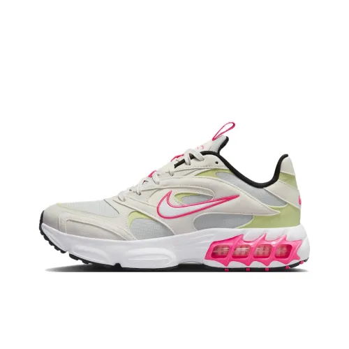 nike Zoom Air Fire Slip-resistant Abrasion-resistant Breathable Low-top Casual Running Shoes Women's White Brown Pink