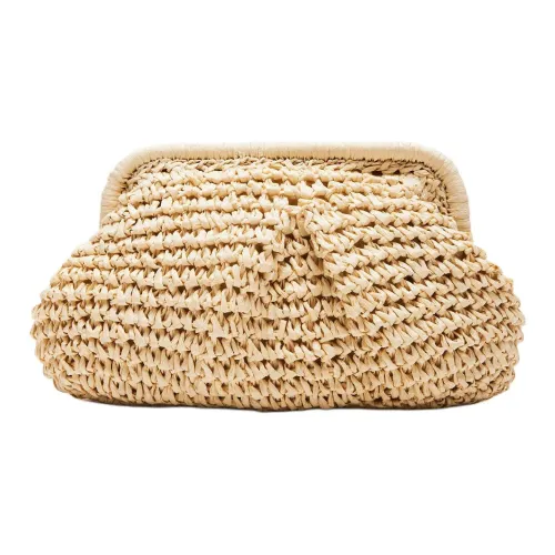 STEVE MADDEN Рафия Одно плечо Через плечо Клатч Женский Естественный