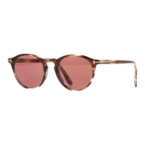 TOM FORD ОФИЦИАЛЬНЫЙ САЙТ OVAL SUNGLASSES Унисекс Красный Желтый