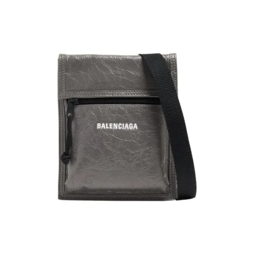 Balenciaga Кожа Сумка через плечо Маленькая Мужская Серая