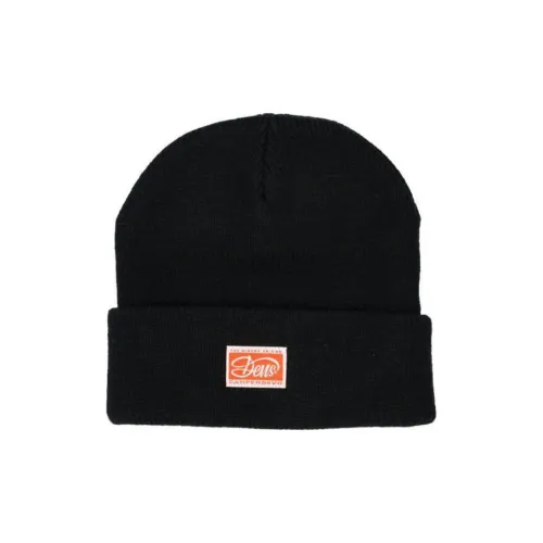Deus Ex Machina Acrylic Beanies Men's Black Deus Ex Machina Акриловые Шапки-бини Мужские Черные