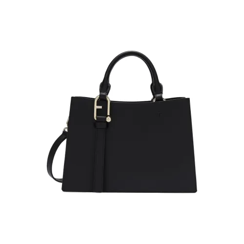 Furla Телячья кожа Тоут Сумка Сумка для покупок Сумка через плечо Сумка среднего размера Женская Черная