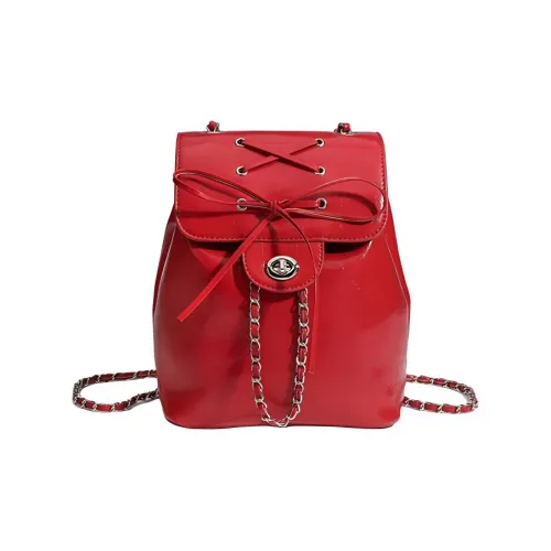 TTaG．baG ПУ (полиуретан) Рюкзак Стандартный Женские Серебристый Красный