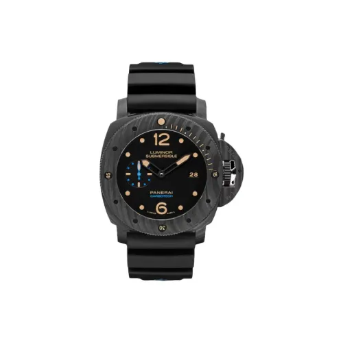 PANERAI Автоматический Механический Механизм Мужские Часы SUBMERSIBLE Collection 47 мм Черные