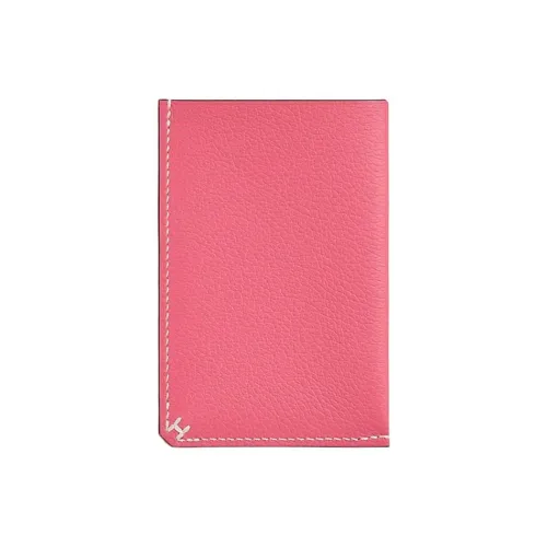 HERMES H Sellier Кожа Evercolor Картхолдер Женские 8W Розовый Азалея Новый Помада Пудра