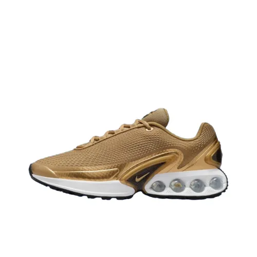 Nike Air Max Dn Low Топ Повседневная обувь Унисекс Золотой