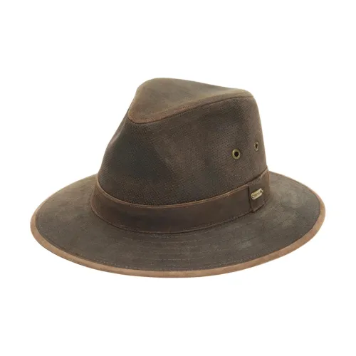 STETSON Кожа Шляпы Унисекс Коричневый