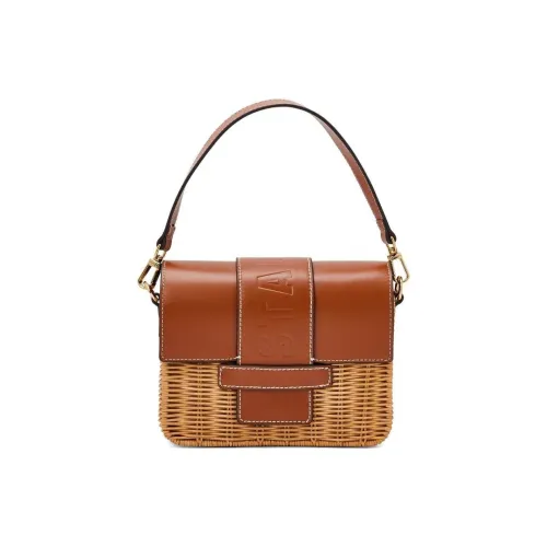 Staud Телячья кожа Сумка Сумка через плечо Сумка через плечо Женская Карамельно-коричневый