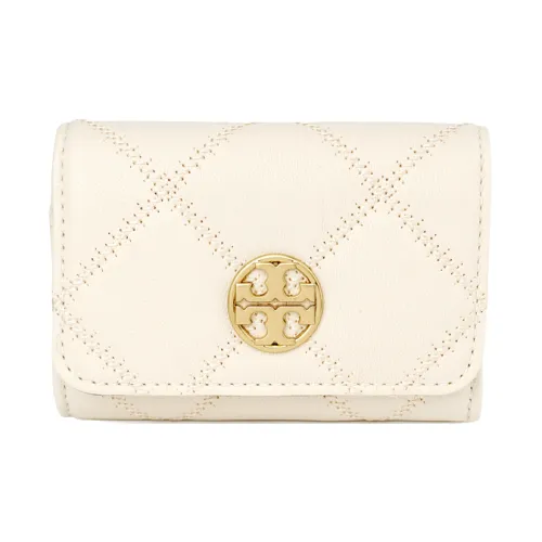 Tory Burch TB Willa кожаный держатель для карт женский кремовый