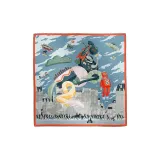 Серый/Синий/Оранжевый