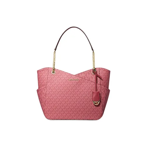 MICHAEL KORS MICHAEL KORS Handbag Collection Jet Set Полиуретан Одно плечо Сумка Стандартная Женская Малиновый Красный