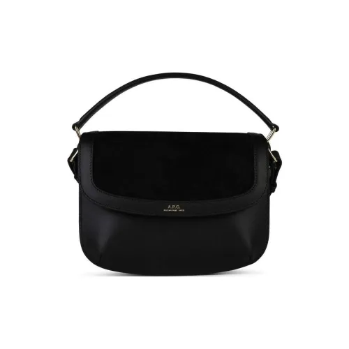 A.P.C Телячья кожа Сумка Сумка через плечо Мини Женская Черная