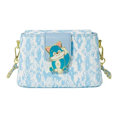 MACK JODAER Сумка через плечо из синтетической кожи стандартная женская светло-синяя